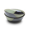 Green Glaze Bowl Set - 6"D