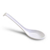 Melamine Chinese Soup Spoon, 60pc, 6.25"L (White)