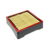 Plastic Lacquer Soba Tray with Wood Mat
