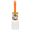 Stainless Steel Turner with Silicone Grip Handle, Orange
