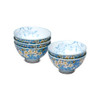 Haru White Cherry Blossom Bowl - Blue