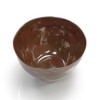 Organic Deep Copper Red Bowl 5-3/4"D
