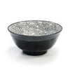 Blue Moon Japan Black Crackle Pattern Bowl 5-3/4"D