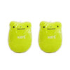 KIDS Cotton Body Sponge - Green, Set of 2