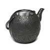 Rikyu Spider-Web Cast Iron Teapot - Black