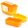 2-Tier Bento Lunch Box - Orange 