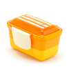 2-Tier Bento Lunch Box - Orange 
Compact