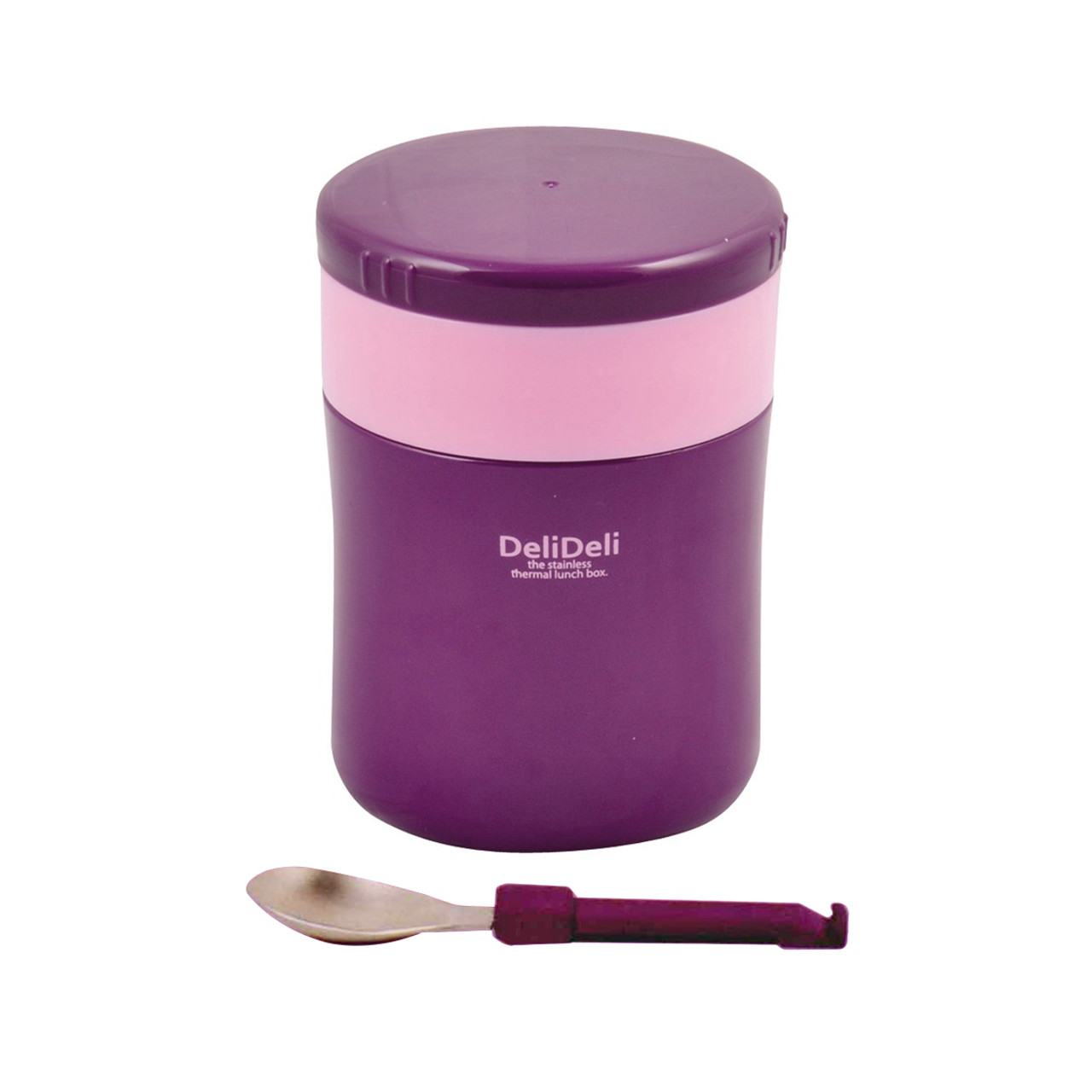 Lunch Food Jar - Vacuum Insulated Lunch Thermos with folding Spoon