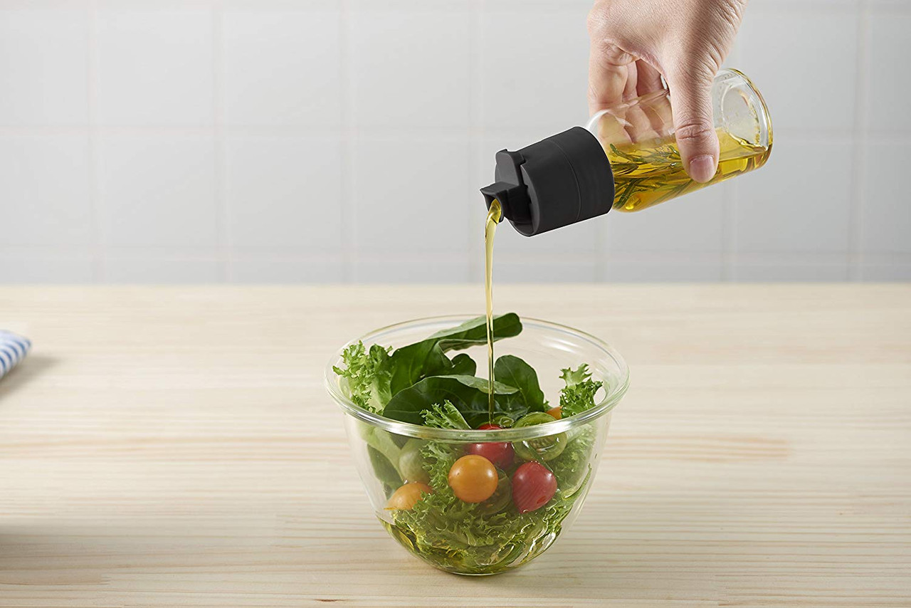 HARIO Salad Dressing Bottle 240ml, Black - Merae