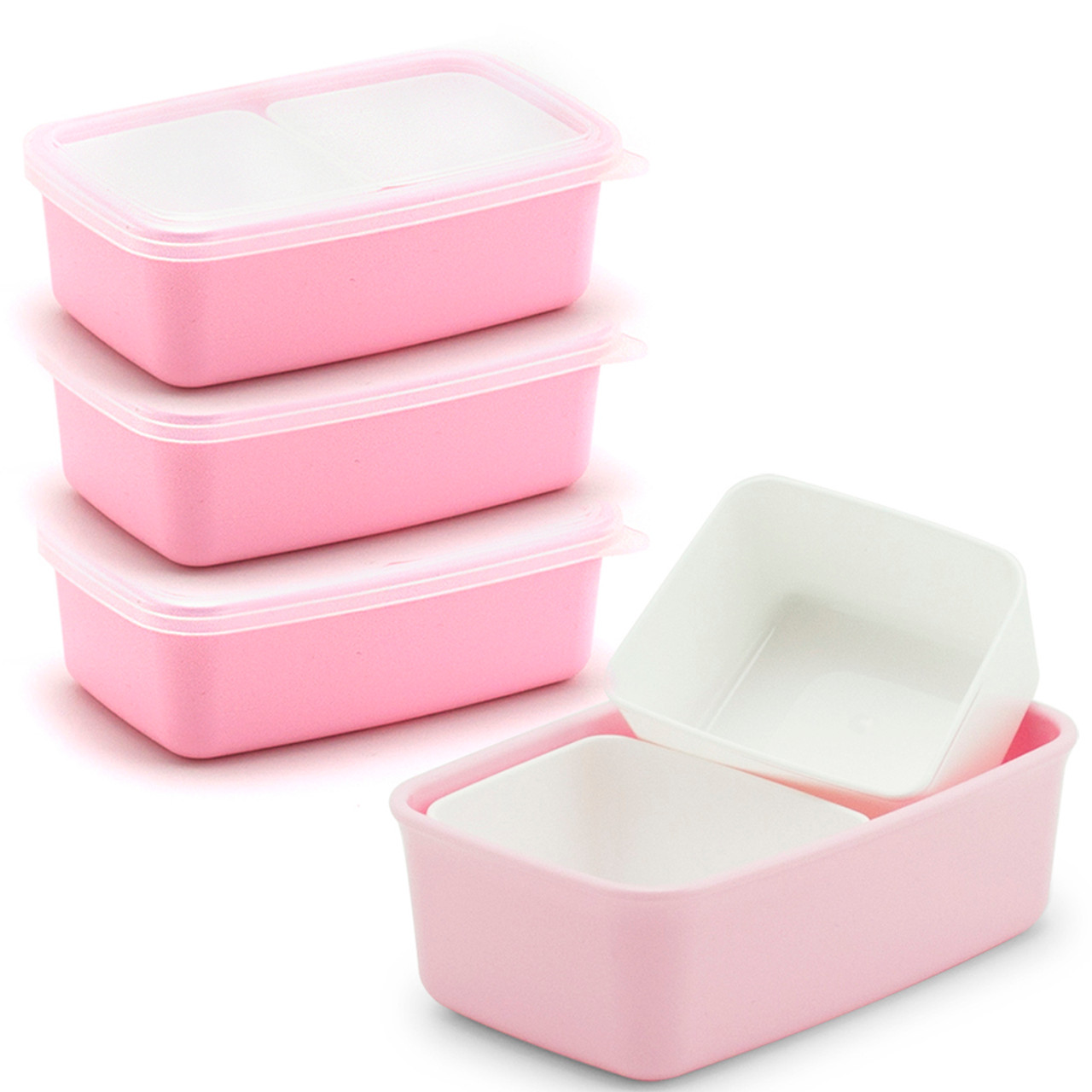 Bento Lunch Box Square Pink