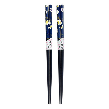 Navy Petite Blossom Chopstick 2pc Set