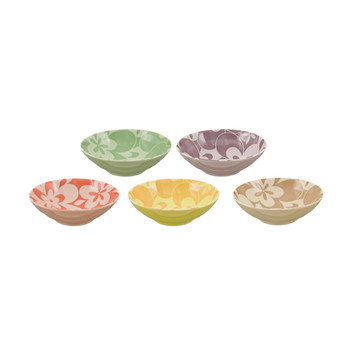 Solid Color Flower Bowl 5pc Set