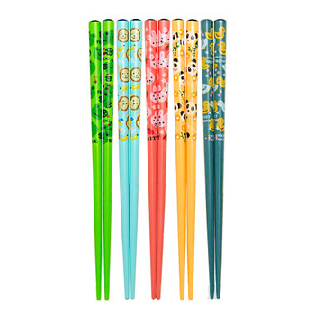 5 Animals Kids Chopsticks Set of 5
