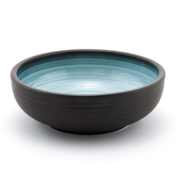 JX Blue Gradient Black Noodle Bowl 8" - Set of 5