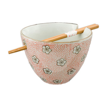 Plum Blossom Bowl w/ Chopstick