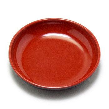 Melamine Round Sauce Dish, 48pc, 3-1/4"D (Black/Red)
