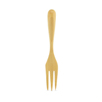 Wooden Dessert Fork - Light Brown