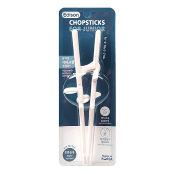 Edison Junior Chopsticks - White (Right Hand)