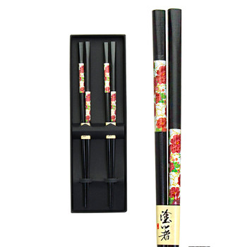 Red & White Blossom Chopstick 2pc Set