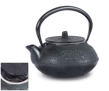 Floral Tetsubin Iron Teapot