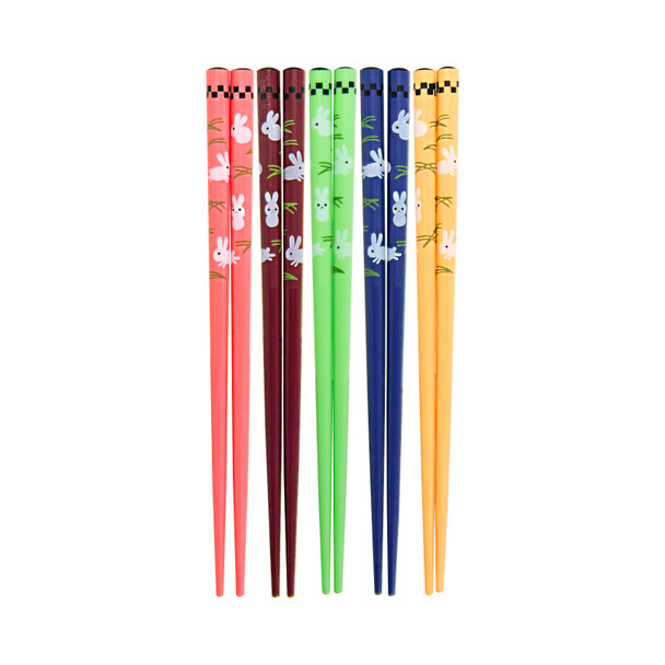 Rabbit Kids Chopsticks Set of 5