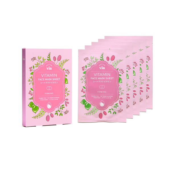 VIA Face Mask Sheet - Vitamin (5 pc)