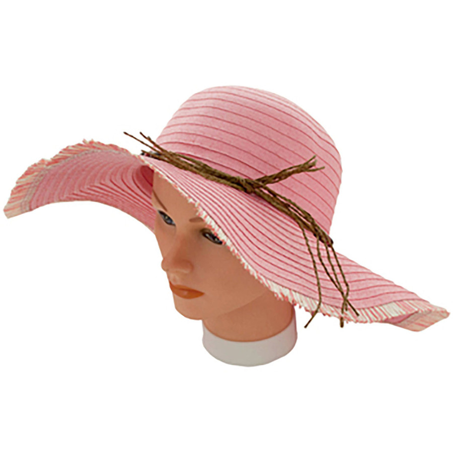 Women's Wide Floppy Beach Hat, Wide Brimmed Sun Hat - Pink