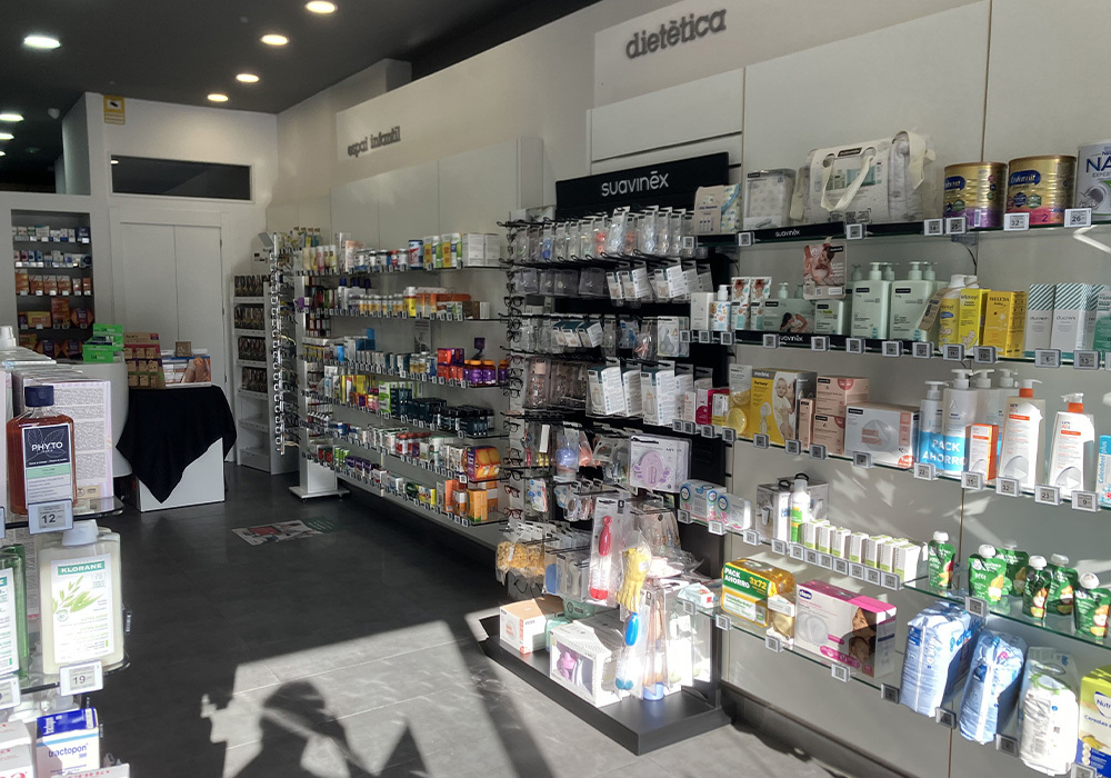 Productos dietética e infantil en Farmacia Verdaguer en Dosrius