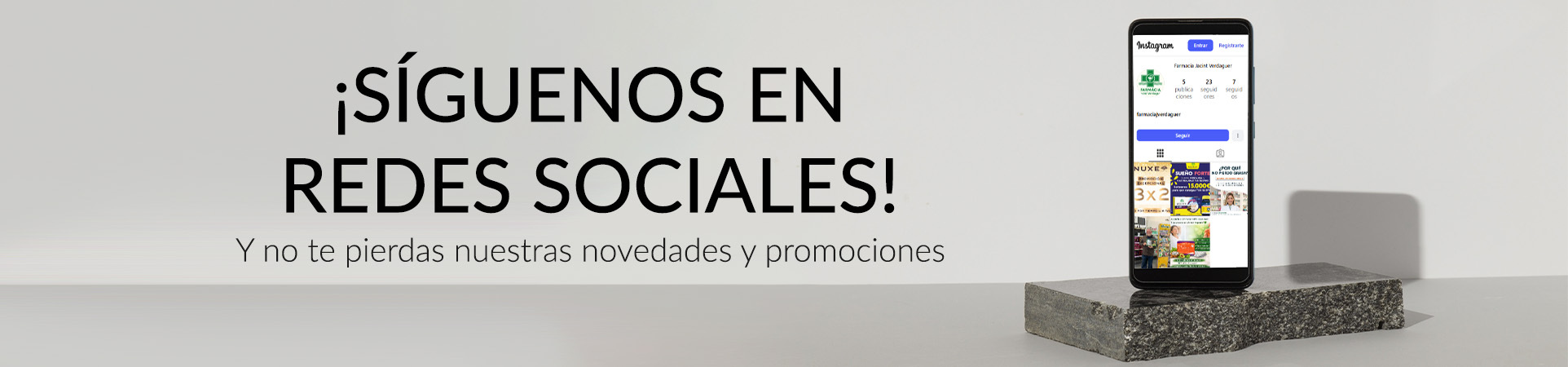Síguenos en redes sociales