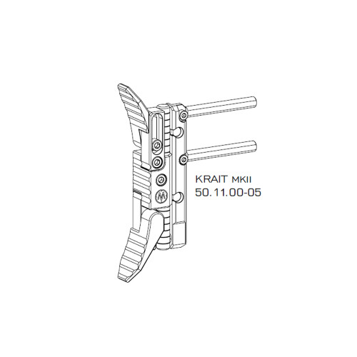 AirMaks Arms Krait MK2 adjustable butt pad