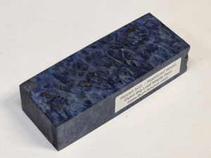 #522 - Stabilized Dyed Maple Burl - 5"x2"x1&3/16"