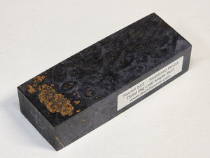 #523 - Stabilized Dyed Maple Burl - 5&1/4"x1&7/8"x1&3/16"