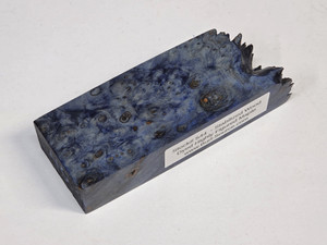 #544 - Stabilized Live End Dyed Maple Burl - 4&3/4"x1&7/8"x1&1/8"