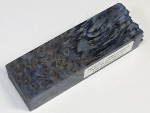 #547 Stabilized Live End Dyed Maple Burl - 5&3/4"x1&7/8"x1&1/8"