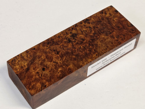 #566 - Amboyna Burl Stabilized Block