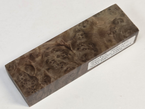 #621 Indonesian Ebony Stabilized Block - Size 5&3/4" long x 1&3/4" wide x 1&1/8" thick