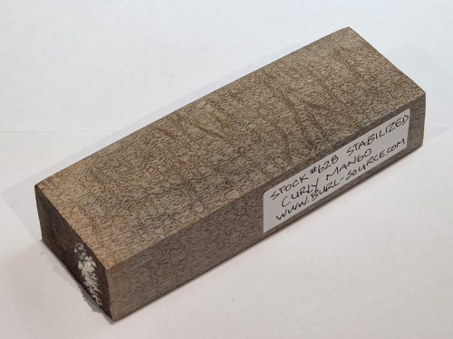 #628 Curly Mango Stabilized Block