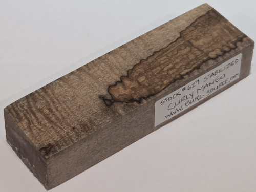 #629 Curly Mango Stabilized Block