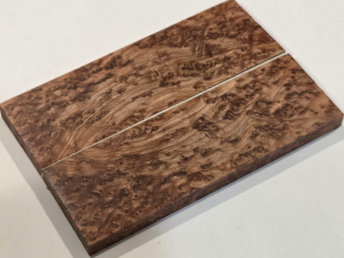 #650 Redwood Burl Stabilized Scales - Size 6" long x 1&7/8" wide x 3/8" thick each piece