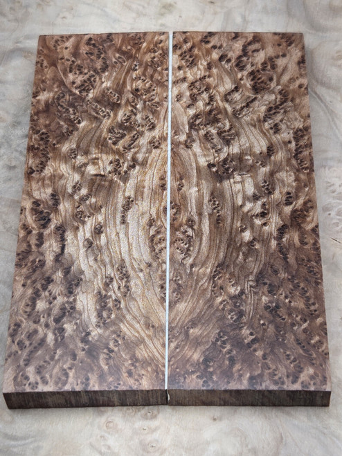 #650 Redwood Burl Stabilized Scales - Size 6" long x 1&7/8" wide x 3/8" thick each piece