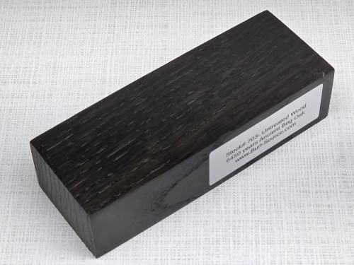 #703 Untreated Block Ancient Bog Oak - Size 5&1/4" long x 1&7/8" wide x 1&3/8" thick