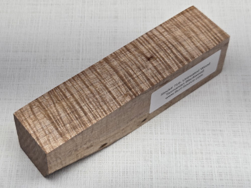 #719 Untreated Block Tasmanian Blackwood - Size 6&3/8" long x 1&1/4" to 1&5/8 wide" x 1&3/4" thick