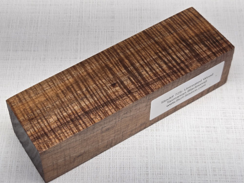 #723 Untreated Block Tasmanian Blackwood - Size 6&1/2" long x 2" wide" x 1&3/4" thick