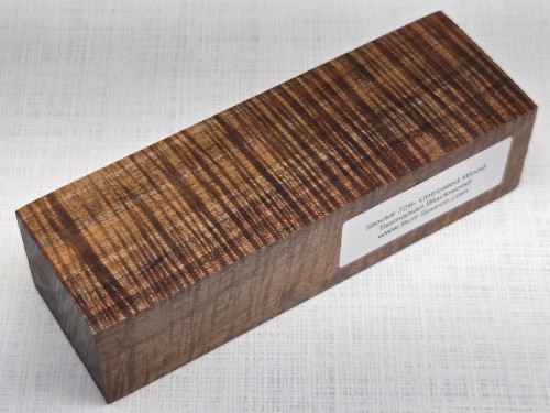 #726 Untreated Block Tasmanian Blackwood - Size 6&3/8" long x 2" wide" x 1&3/4" thick