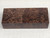 #613 Dark Redwood Burl Stabilized  Block - Size 5&5/8" long x 2&3/8" wide x 1&3/8" thick