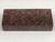 #615 Dark Redwood Burl Stabilized Block - Size 5&3/4" long x 2&1/4" wide x 1&1/4" thick