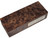 #615 Dark Redwood Burl Stabilized Block - Size 5&3/4" long x 2&1/4" wide x 1&1/4" thick