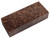#615 Dark Redwood Burl Stabilized Block - Size 5&3/4" long x 2&1/4" wide x 1&1/4" thick