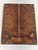 #640 Amboyna Burl Stabilized Scales - Size 5&3/4" long x 1&3/4" wide x 3/8" thick each piece