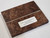 #649 Redwood Burl Stabilized Scales - Size 5&3/4" long x 2&1/4" wide x 3/8" thick each piece